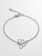 Pulsera Con Dije Mariposa Ajustable De Plata Genuina Ley 925 - Miniatura 4