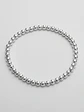 Pulsera Elástica De Bolitas Plata Genuina Ley 925 - Miniatura 4