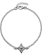 Pulsera Cadena De Plata Con Dije Estrella Ajustable - Miniatura 1