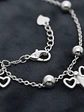 Pulsera Con Dijes Luna Y Angelitos De Plata Genuina Ley 925 - Miniatura 2