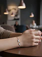 Pulsera Alas De Ángel Circones De Plata - Miniatura 3