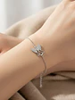 Pulsera Ángel De Plata Genuina Ley 925 Con Circones - Miniatura 2