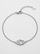 Pulsera Mano De Fátima Con Cristales Plata Genuina Ley 925 - Miniatura 4