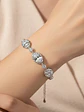 Pulsera Con Cristales De Colores Plata Genuina Ley 925 - Miniatura 2