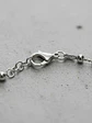 Pulsera Cadena De Bolitas Con Argollas Plata Genuina Ley 925 - Miniatura 3