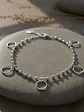 Pulsera Cadena De Bolitas Con Argollas Plata Genuina Ley 925 - Miniatura 5
