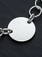 Pulsera Con Medallas Circulares De Plata Genuina Ley 925 - Miniatura 3