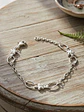 Pulsera Con Mariposas Ajustable De Plata Genuina Ley 925 - Miniatura 3