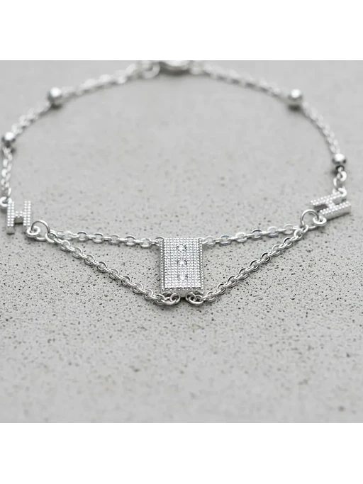 Pulsera Con Charms Y Dijes De Plata Genuina Ley 925 2