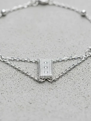Pulsera Con Charms Y Dijes De Plata Genuina Ley 925