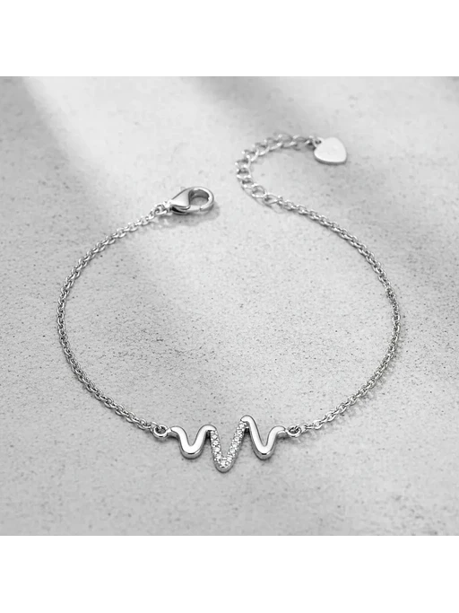 Pulsera Plata Genuina Ley 925 Brillante 2