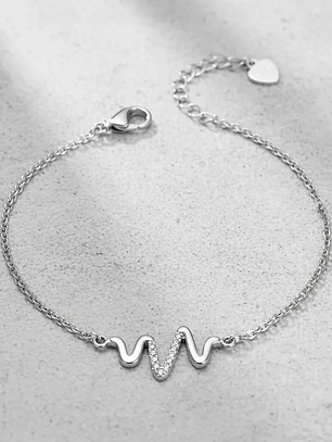 Pulsera Plata Genuina Ley 925 Brillante