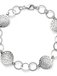 Pulsera Con Diseño Calado De Plata Genuina Ley 925 - Miniatura 1