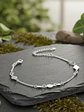 Pulsera Ajustable Con Círculos Y Lentejas De Plata Genuina - Miniatura 3