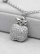 Pulsera Manzana Y Mariposas De Plata Genuina Ley 925 - Miniatura 2