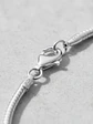 Pulsera Diseño Cola De Ratón De Plata Genuina Ley 925 - Miniatura 3