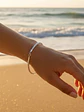 Pulsera Diseño Cola De Ratón De Plata Genuina Ley 925 - Miniatura 4