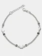 Pulsera Con Dijes Luna Y Figuras Geométricas De Plata - Miniatura 3