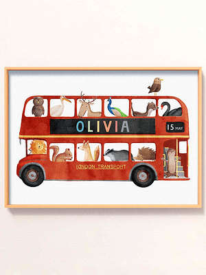 Poster Autocarro de Londres