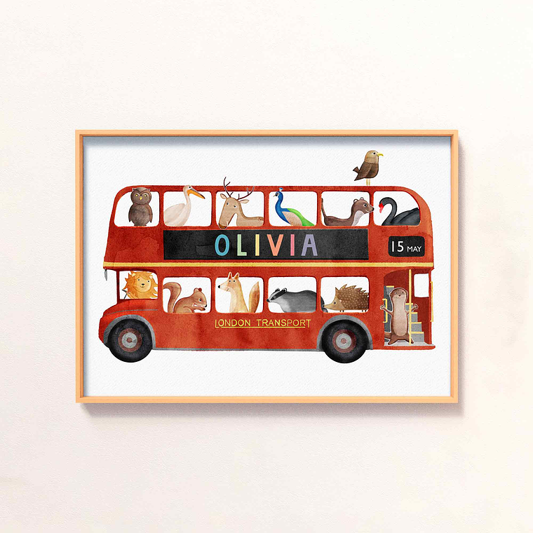 Poster Autocarro de Londres 2