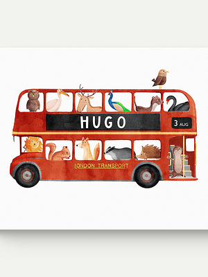 Poster Autocarro de Londres