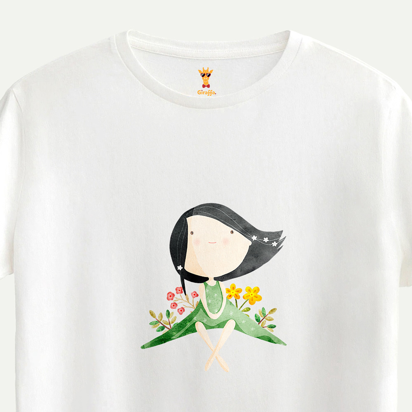 Menina campo de flores 3