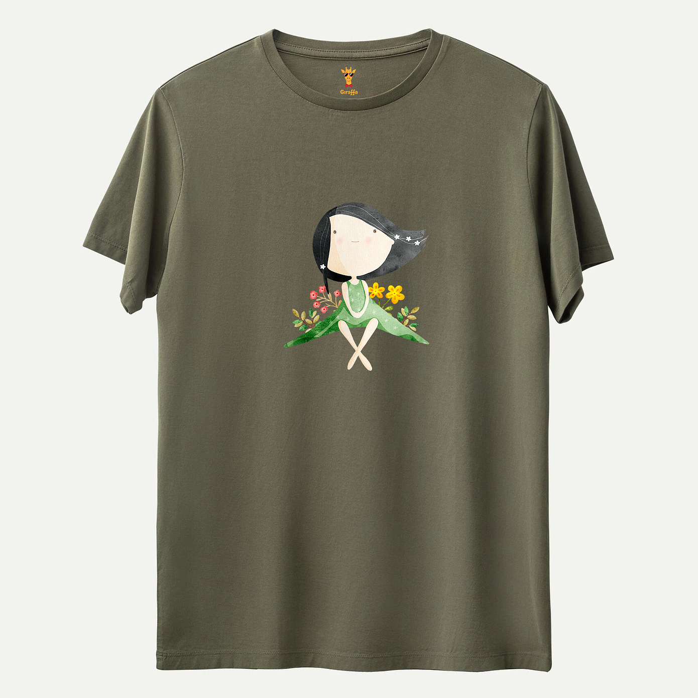 Menina campo de flores 1