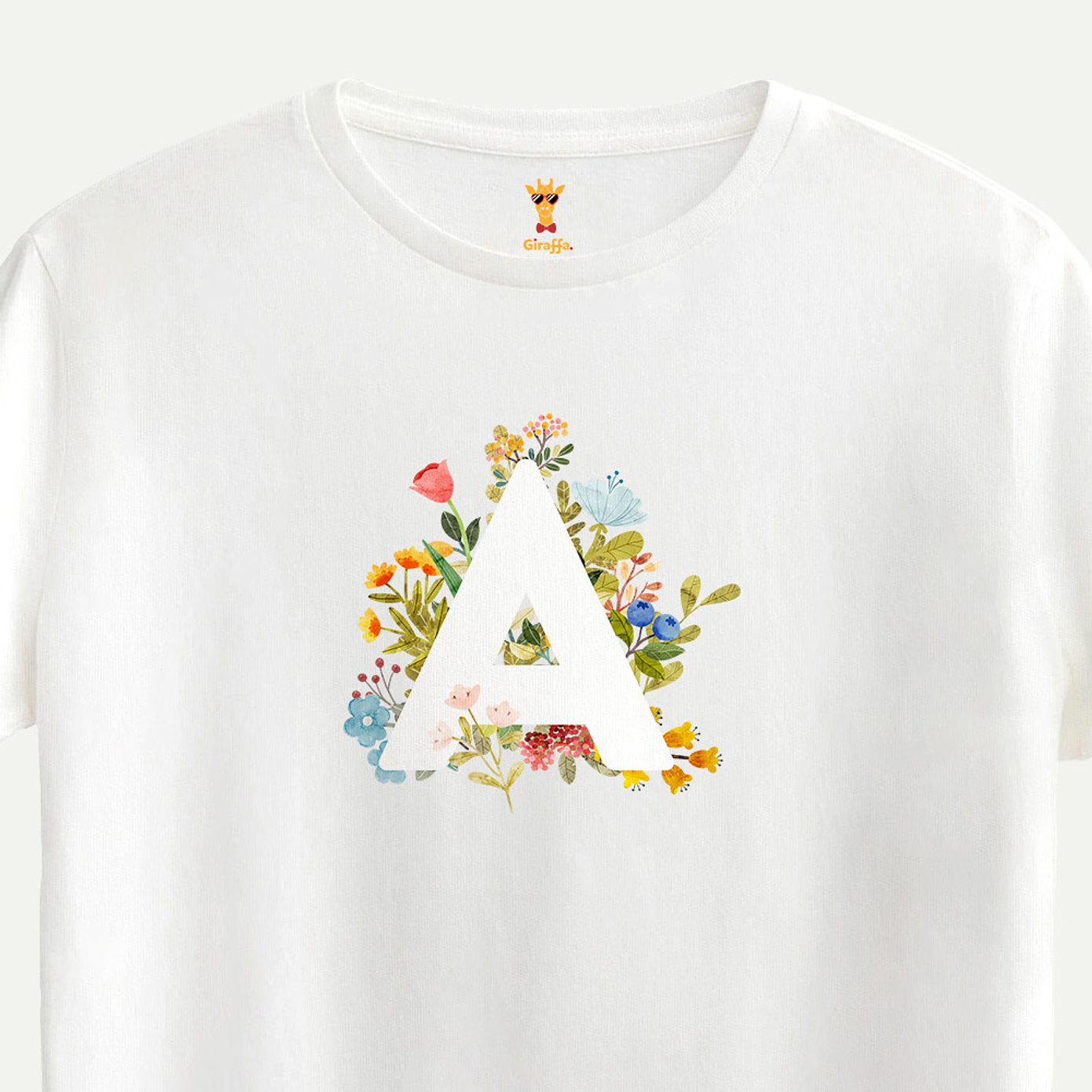 Letra inicial com flores  3