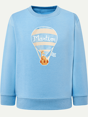 Balão azul - sweat 