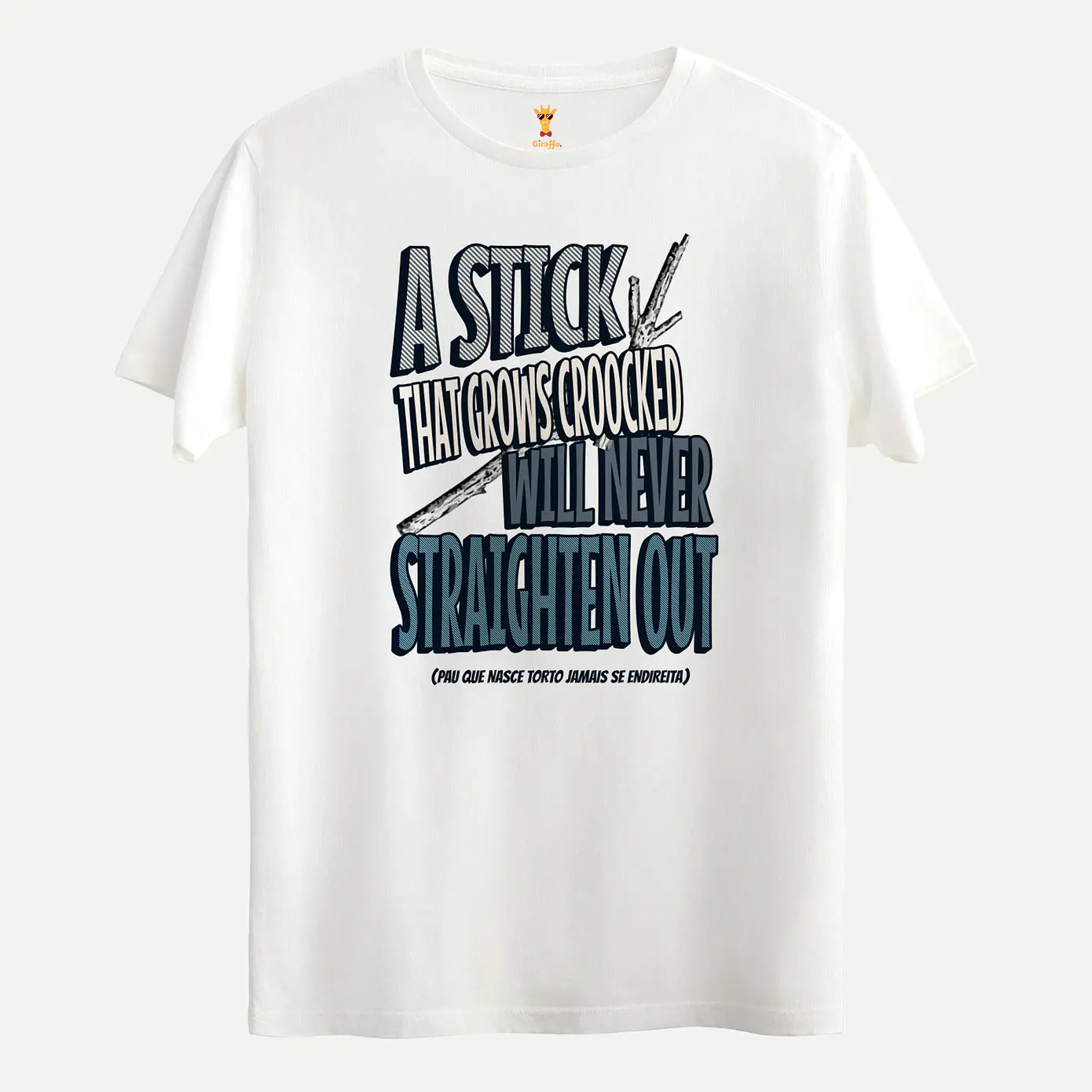 A stick that grows croocked will never straighten out  2