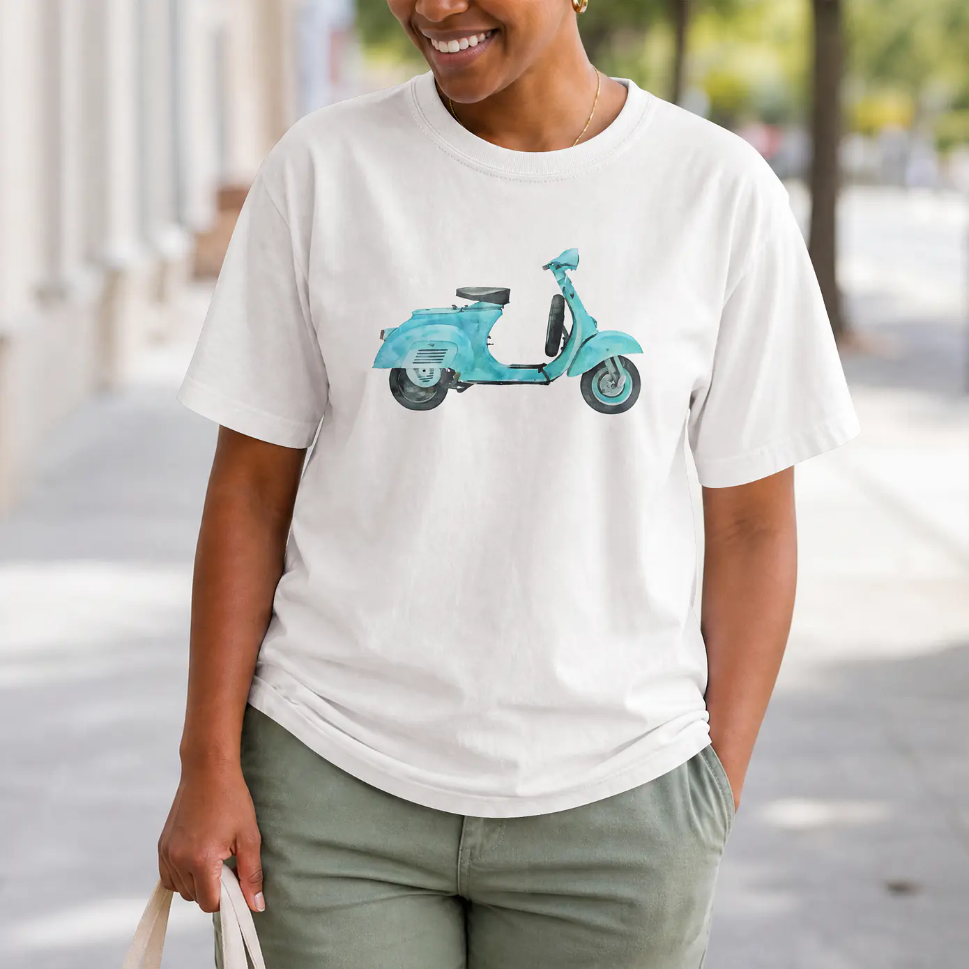 Vespa azul 1