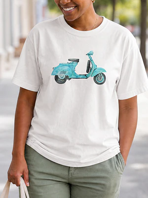 Vespa azul
