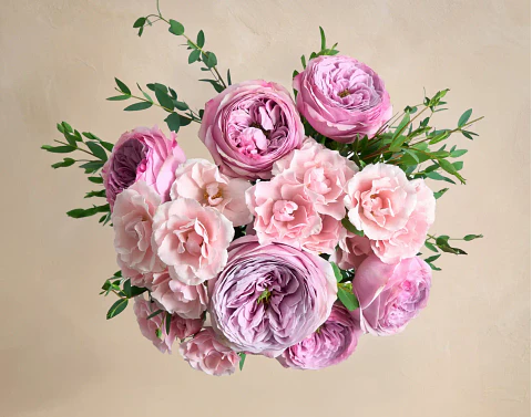 RAMO DE ROSAS ROSA