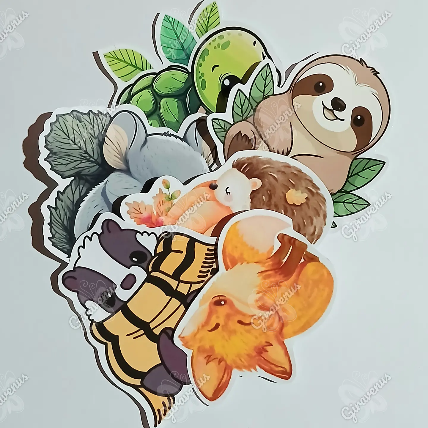 Stickers Animalitos II - 6 Unidades 1