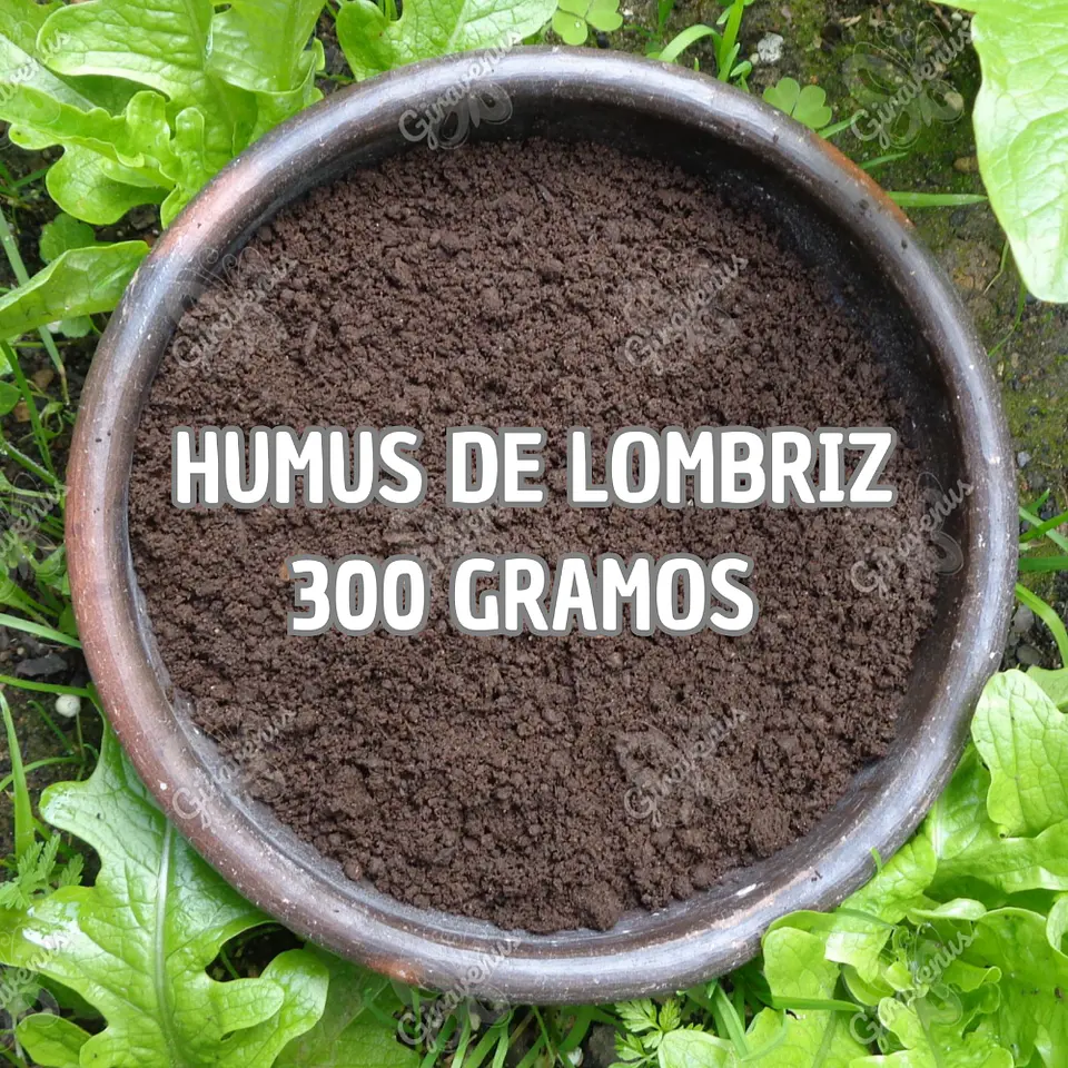 Humus de Lombriz - 300 Grs - Sustrato Para Huerto 1