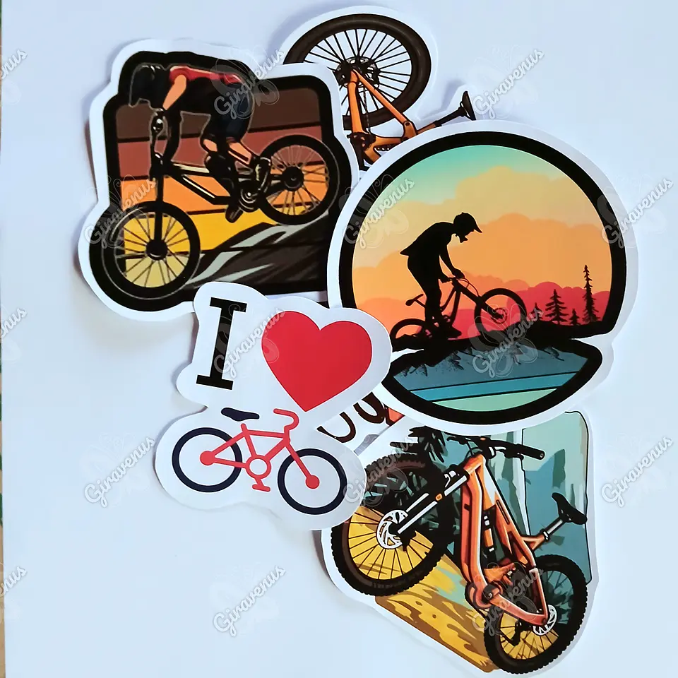 Stickers Bicicletas - 6 Unidades  1