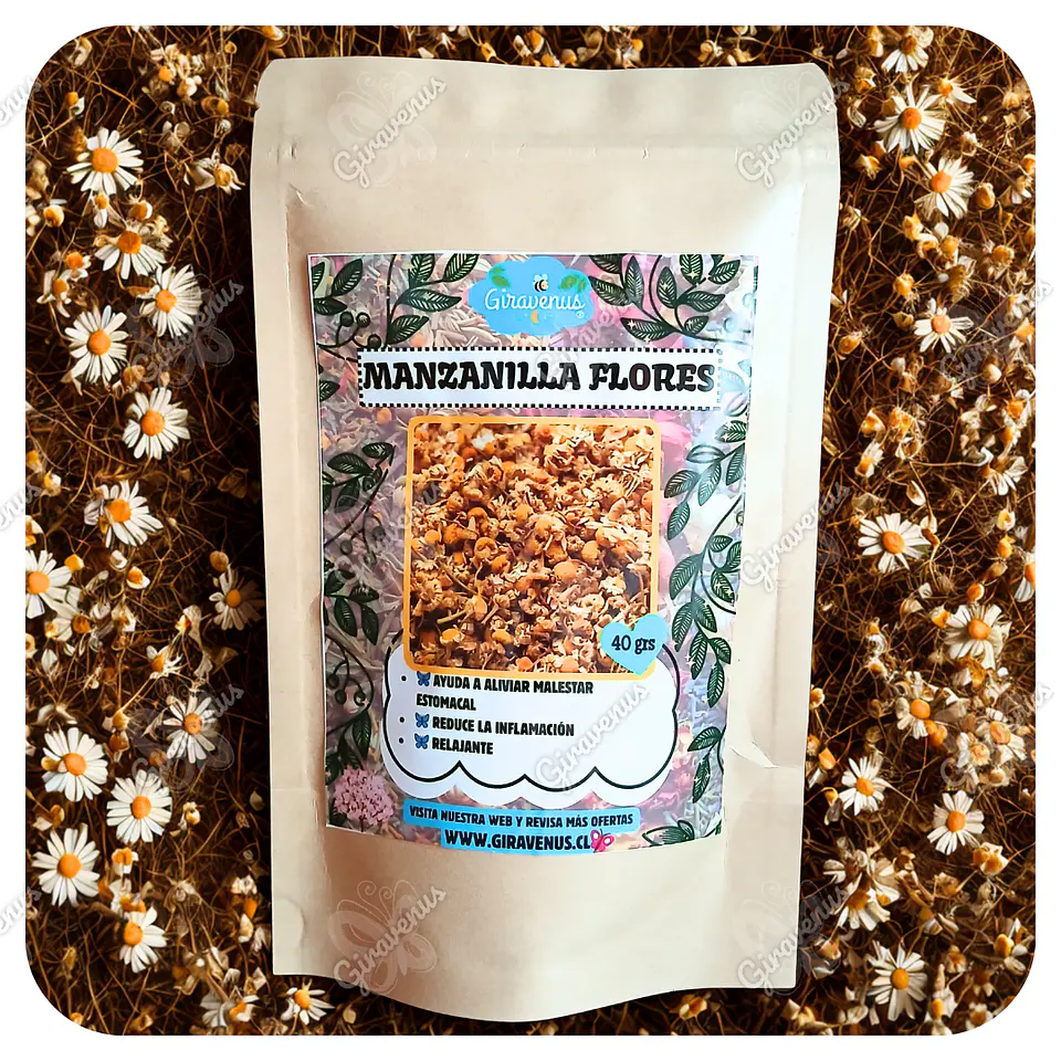 Manzanilla Flores 40 Grs - Hierbas Para Infusión 1
