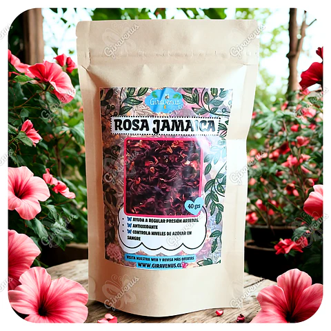 Rosa Jamaica 40 Grs - Hierbas Para Infusión