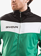 Buzo Deportivo Hombre Givova Campo Verde con Negro  - Miniatura 2