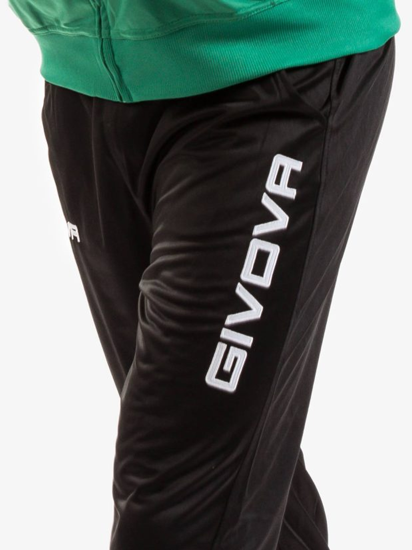 Buzo Deportivo Hombre Givova Campo Verde con Negro  5