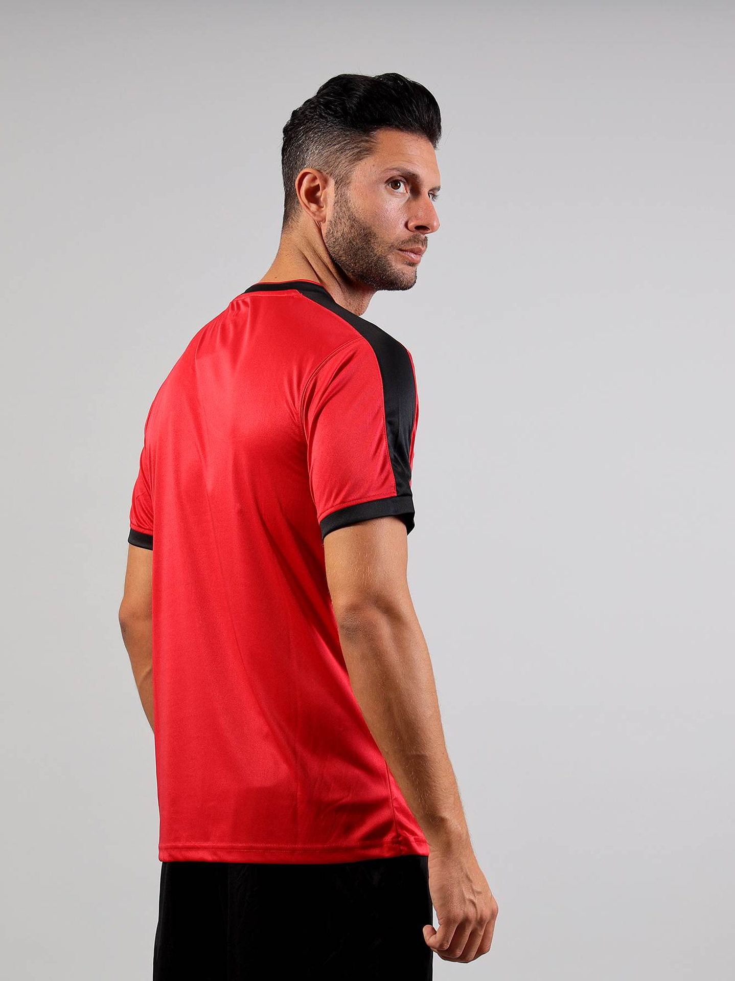 Camiseta Givova Revolution - Rojo con Negro, Deportiva 4