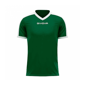 CAMISETA REVOLUTION GIVOVA VERDE-BLANCO