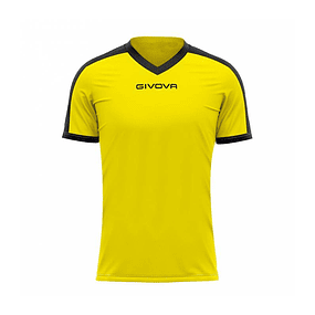 CAMISETA REVOLUTION GIVOVA AMARILLO-NEGRO