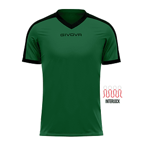 CAMISETA REVOLUTION GIVOVA VERDE-NEGRO