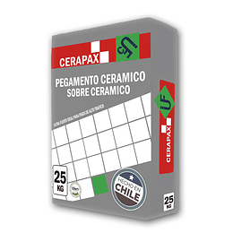 Adhesivo de Ceramico Sobre Ceramico Cerapax 25Kg 