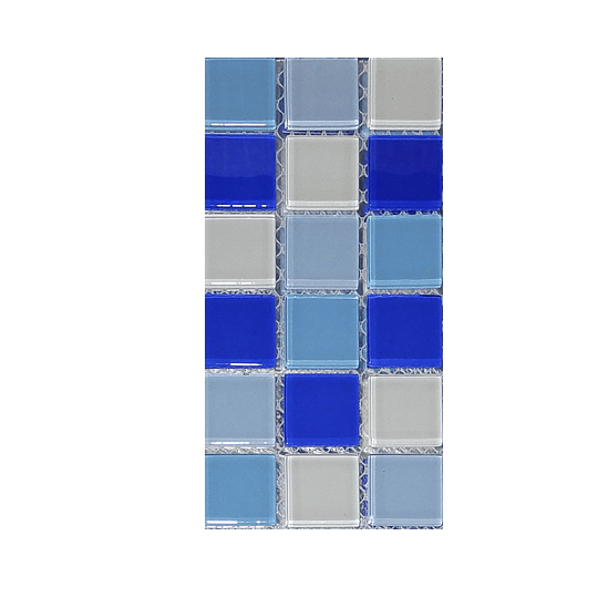 Malla de Mosaico de vidrio 30X30 4 mm Cod. GL4009 