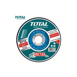 DISCO CORTE METAL 5" 1.2MM PACK 10UN TOTAL TAC2211253