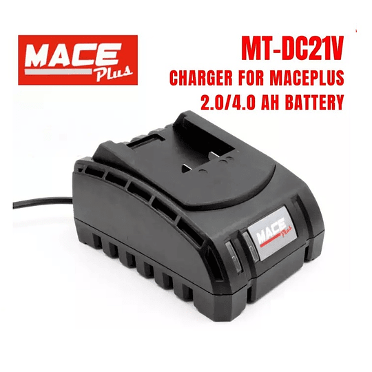 CARGADOR DE BATERIA 21V 4.0AH 2.0AH  MACEPLUS MT-DC21V