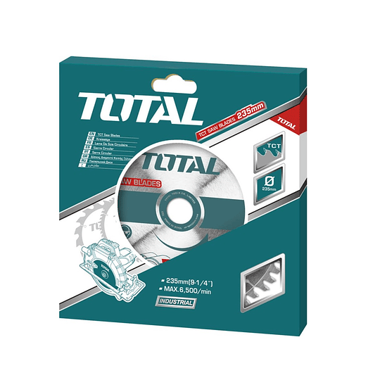 Disco de sierra TCT TOTAL 235mm TAC231623