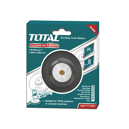 RESPALDO PULIDORA 180MM TOTAL TOOLS TAC7111801